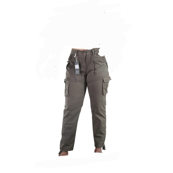 Womens's Four Steeds Black Cargo Pants SKU B03 - Picture 16 of 16